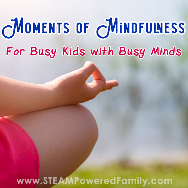 Child being mindful and calm
