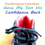 The shoelace trick that finally worked!