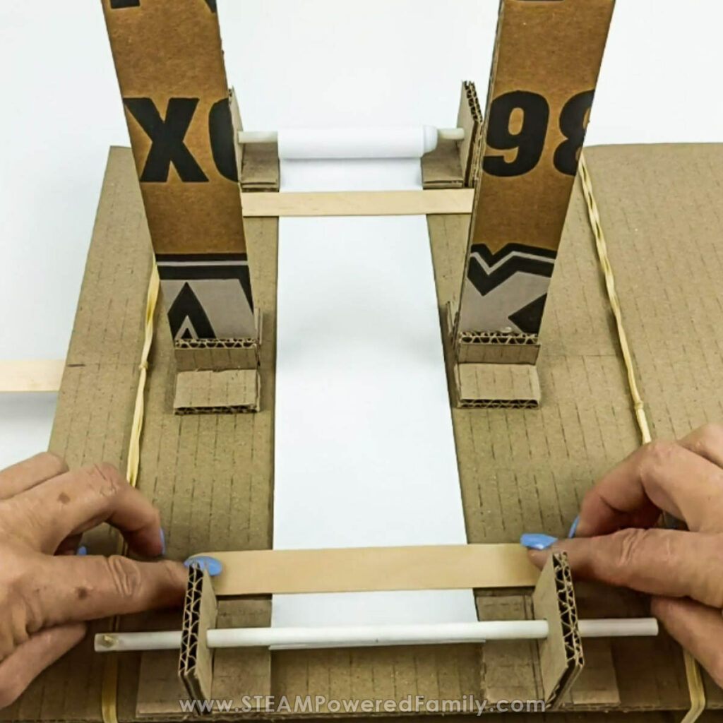 Seismograph Paper Roll Assembly