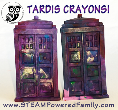 Make Your Own Doctor Who Crayons