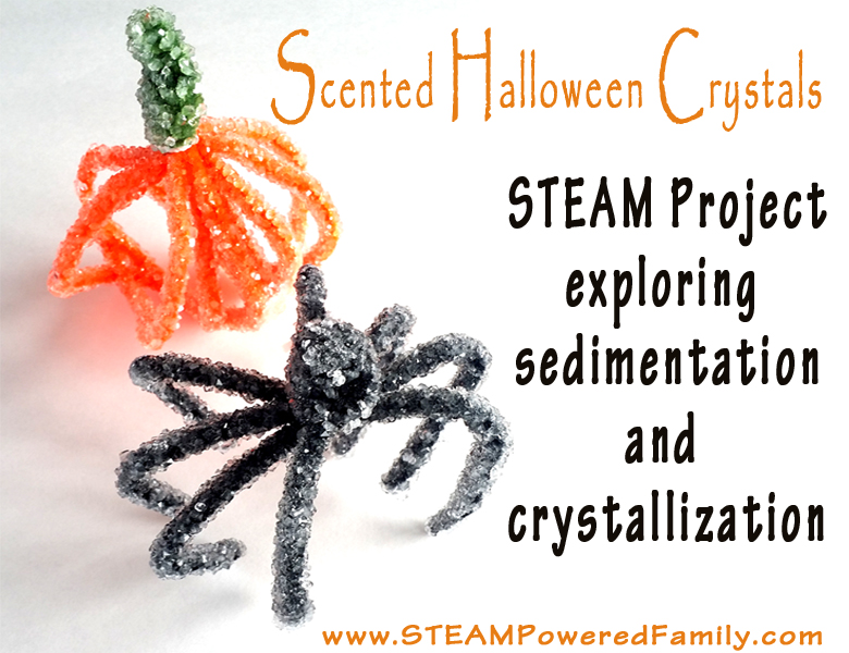 Scented Halloween Crystals - A STEAM Project