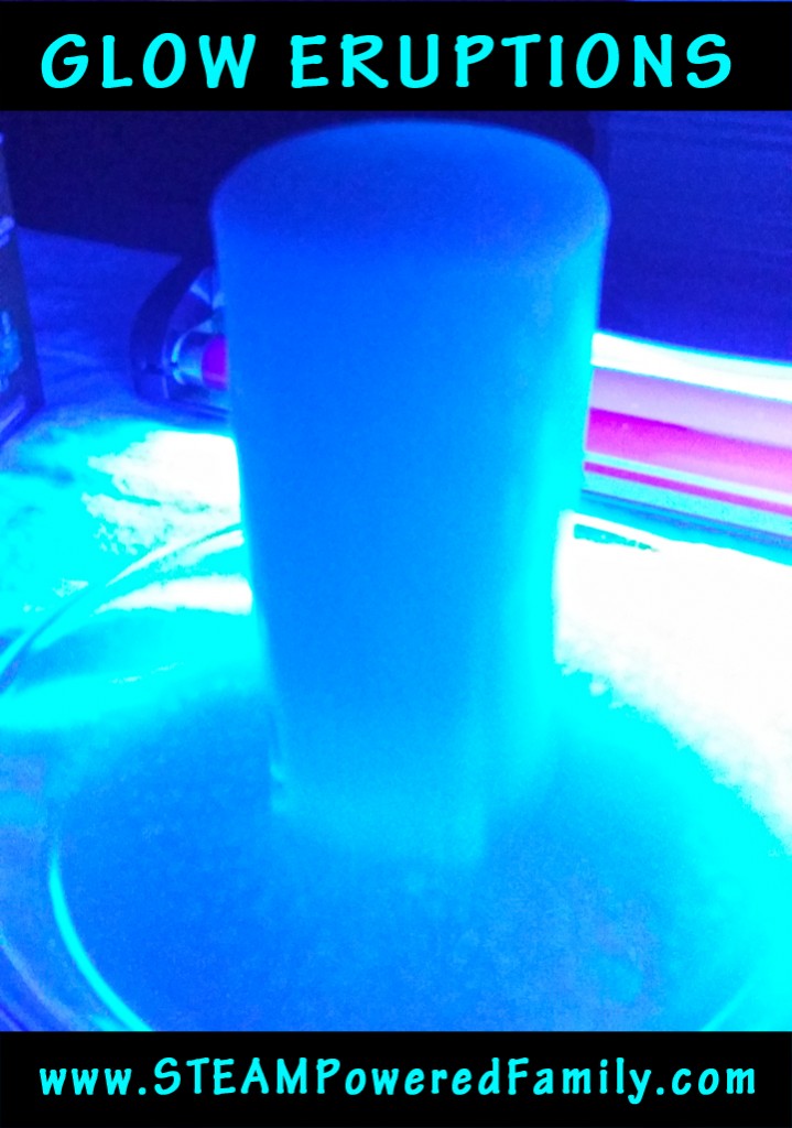 Glow Eruptions - A fun science experiment