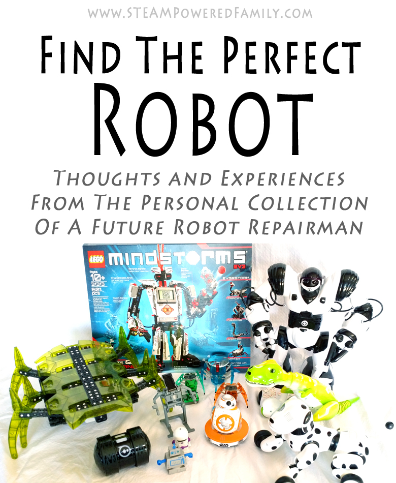 A Future Robot Repairman's review of 10 different robots from a personal collection