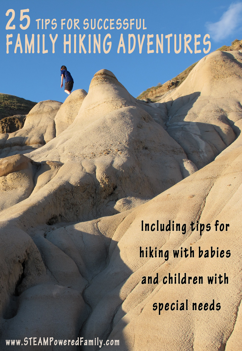 25 Tips For Successful Family Hiking Adventures - Including some excellent tips for hiking with babies and children with special needs