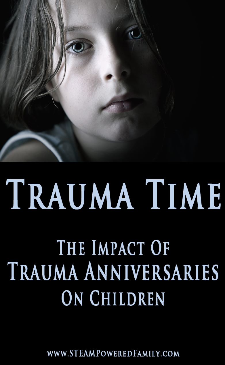 Trauma Time - The Impact Of Trauma Anniversaries on Children. Things parents and all adults who work with children should know.
