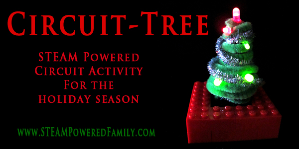 Circuit-Tree - A STEAM powered activity that involves building basic circuitry to create a festive tree for the holidays.