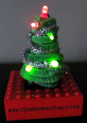 Circuit-Tree - A STEAM powered activity that involves building basic circuitry to create a festive tree for the holidays.