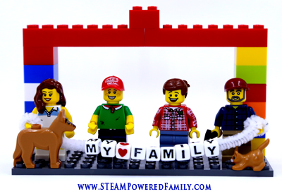 Lego Family Keepsake - A wonderful project that will help children explore what makes each of their family members special. Makes a great gift for loved ones.