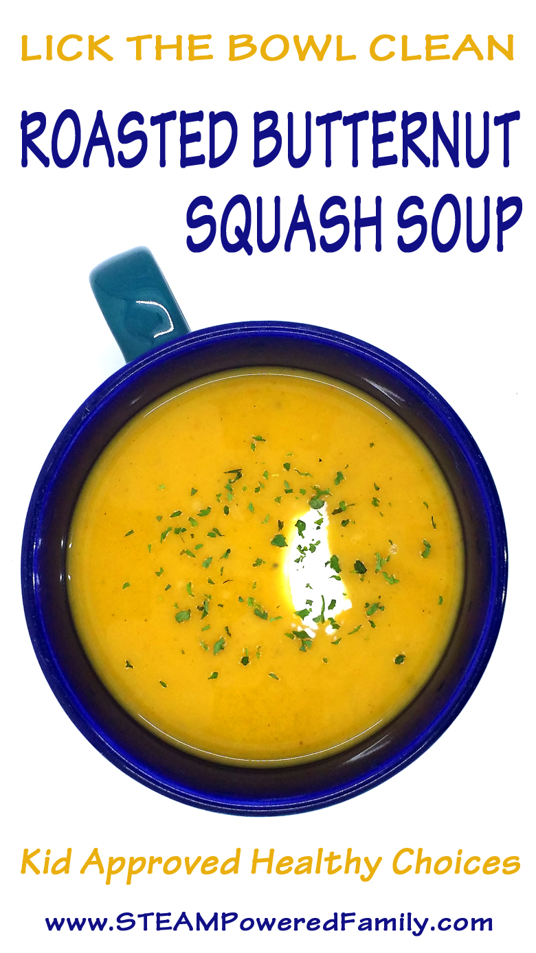 Bowls Licked Clean, Roasted Butternut Squash Soup