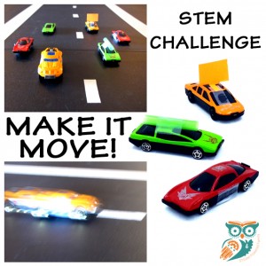 MAKE IT MOVE! - STEM Challenge that kids of all ages will love as they race to the finish!