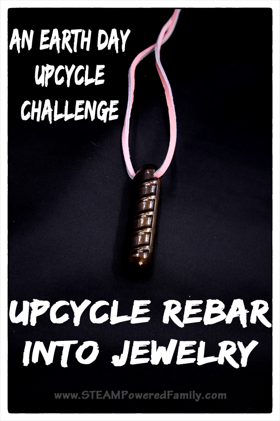 Rebar jewelry, it seems like an odd combination, but it can make beautiful jewelry. What better way to show off your fashion sense, and your love of mother Earth on Earth Day, than to sport some upcycle jewelry you made yourself from rebar? via @steampoweredfam