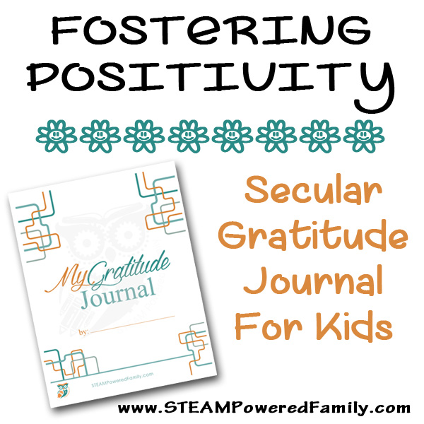 Anxiety can lead to negative thoughts but we can overcome the negative. FREE printable Secular Gratitude Journal designed for kids and classes.