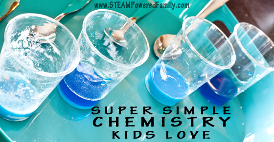 Super Simple Chemistry Kids Love - For the home, classroom, camp or troop, this fun chemistry kids activity is educational, messy, fun!