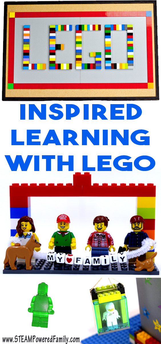 We love learning with Lego! It's no secret how much we love Lego around here. We use Lego for entertainment, therapy, home decor, education, and of course, fun! via @steampoweredfam