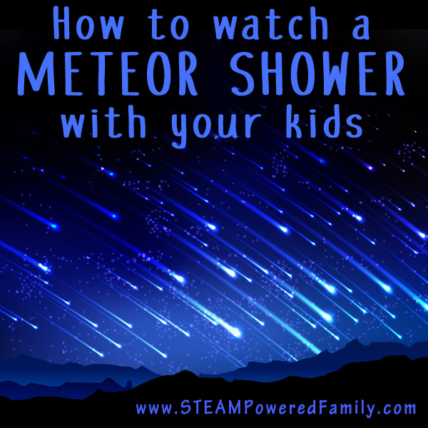 Top 10 tips on how to watch a meteor shower with your kids. These intense nights filled with meteors (aka shooting stars) are captivating for all ages.