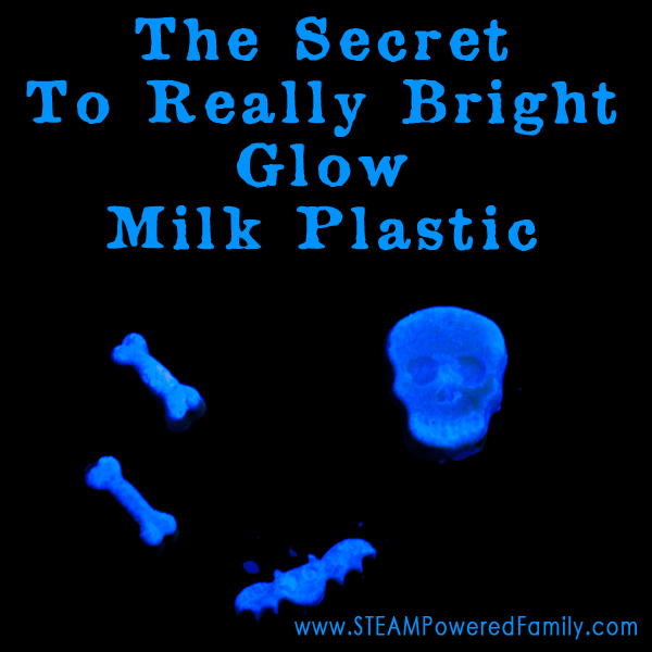 The Secret To Really Bright Glow Milk Plastic. Learn the secret household item that will make your glow in the dark milk plastic trinkets glow extra bright!