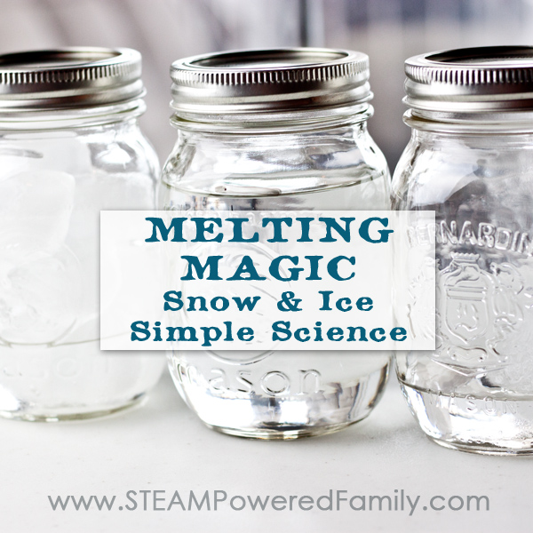 Melting Magic ~ Snow Ice Simple Science for Elementary