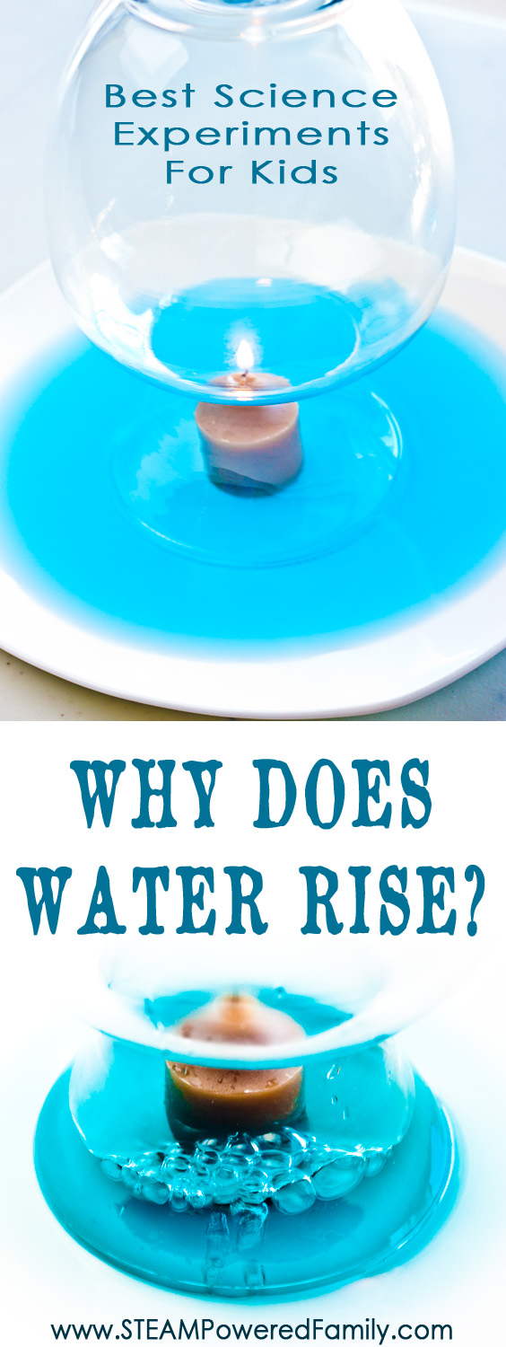 Why Does Water Rise? Best Science Experiments for Kids! Looking for one of the best science experiments for kids? Try this popular "Why Does Water Rise?" experiment and incorporate some TECH to prove the science. 