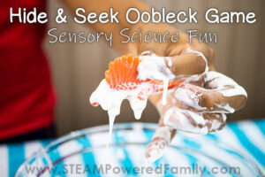 Sensory Science – Hide and Seek Oobleck Game For All Ages