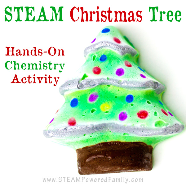 A STEAM Christmas activity that incorporates some art with chemistry for some fantastic hands-on learning.