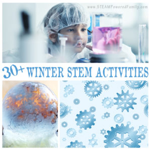 Celebrate snow and cold with these winter STEM activities. Hands-on learning that embraces science, technology, engineering and math.