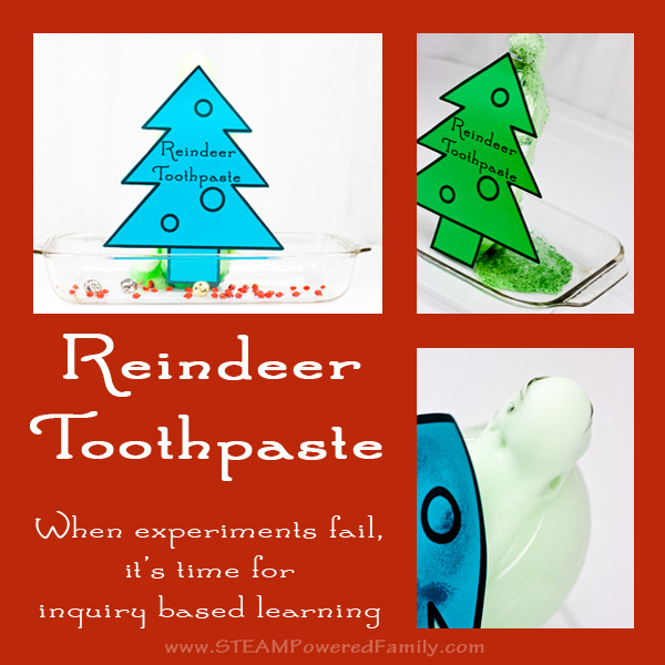 Reindeer Toothpaste – Chemistry For Kids With A Surprise Result