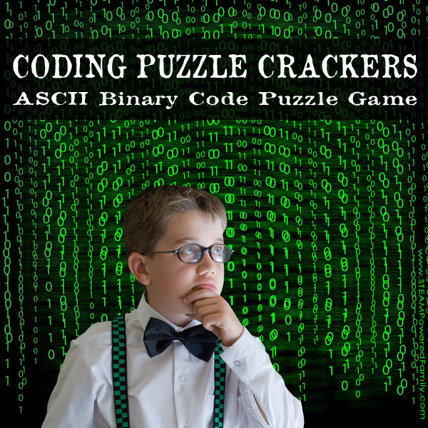 Coding Puzzle Crackers – ASCII Binary Code Puzzle Game