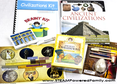 Ancient Civilizations - Montessori Lessons In A Box For Young Historians. A fun and easy week of lessons studying ancient civilizations in early elementary.