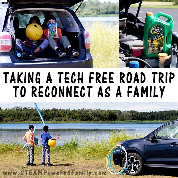 Why you need a tech free road trip to reconnect with the family. This trip helped us disconnect from what doesn't matter and connect to what matters, each other.
