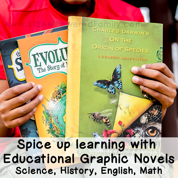 Educational Graphic Novels – Science, History, English & Math