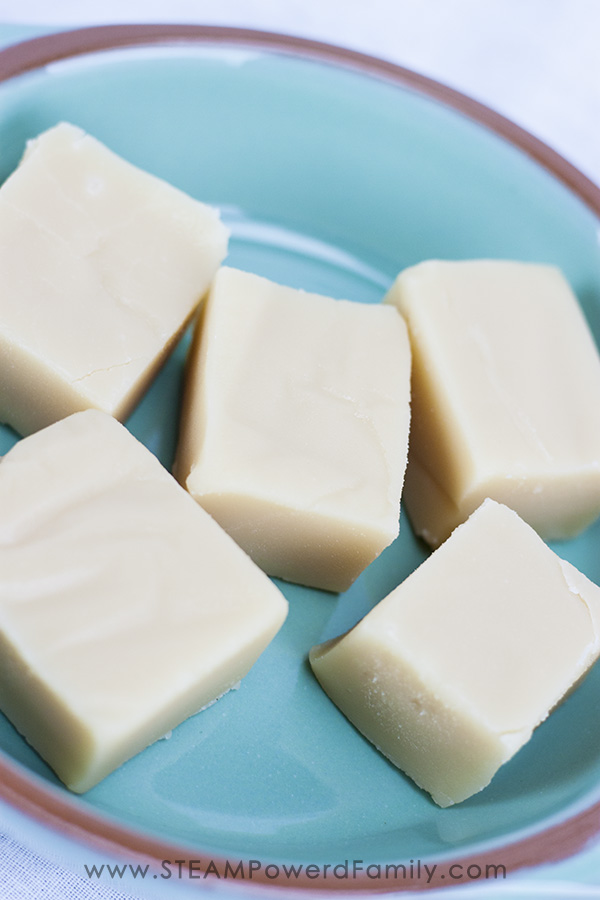 Fudge is a delicious, creamy candy treat. Making it is a fascinating science lesson. Vanilla and chocolate fudge recipes are shared with the candy science.
