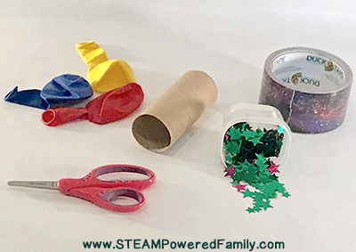 Confetti Cannons are so much fun to use and build. Here we have 2 levels of difficulty, a simple design and a STEM challenge powered by imagination.