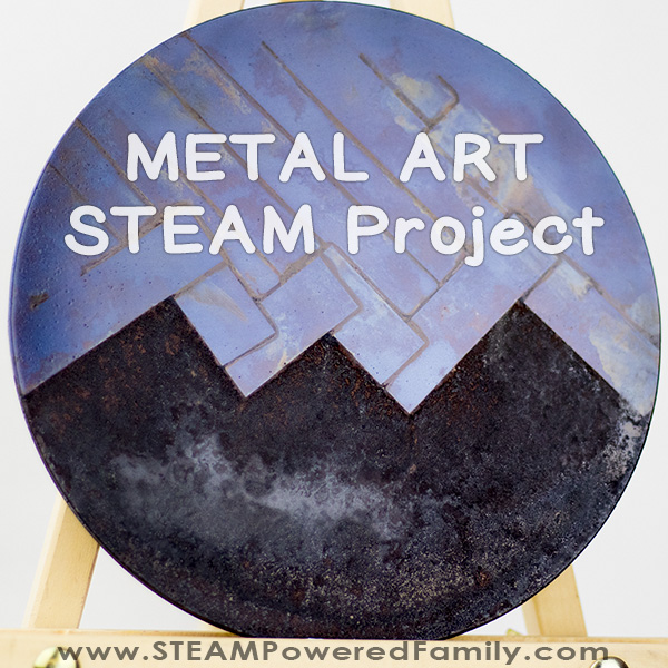 A metal art STEAM project that explores the fascinating phenomenon of metal and various forms of oxidation to create gorgeous art pieces. Applying techniques used by blacksmiths since 11th or 12th century BC.