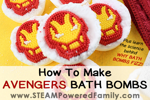 How To Make Avengers Bath Bombs & The Science Behind The Fizz