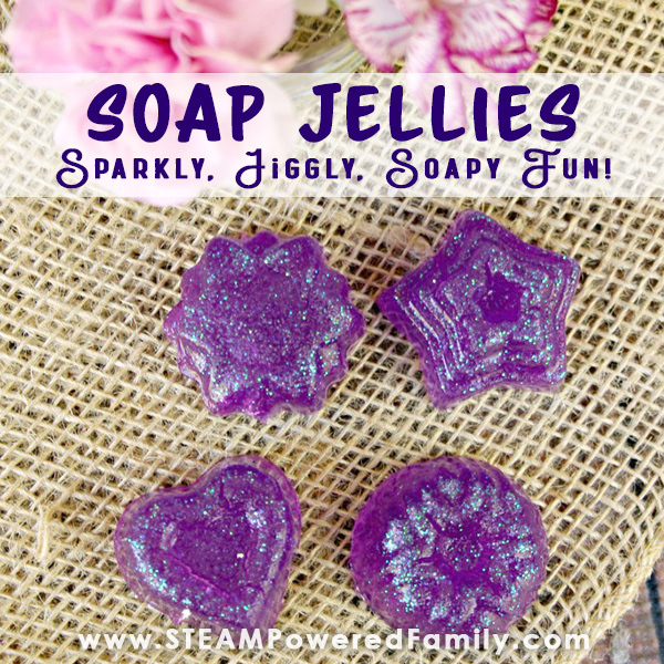 Jelly Soap Making - Sparkly, Jiggly, Soapy Fun Jellies!