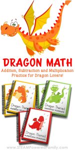 Dragon Math Practice Worksheets