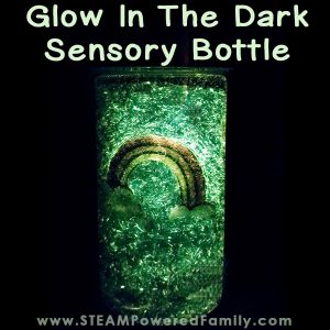 Glow In The Dark Rainbow Sensory Bottle