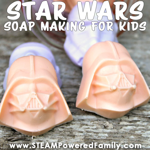 Homemade Star Wars soap recipe for kids that smells amazing