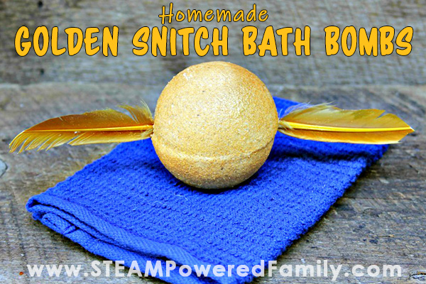 Harry Potter Bath Bomb Recipe – Golden Snitch