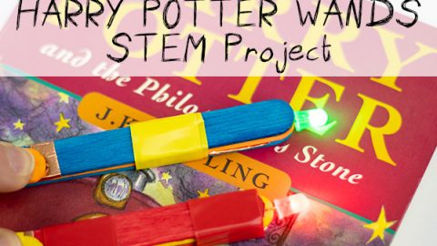 Harry Potter Wands project for kids using STEM principles