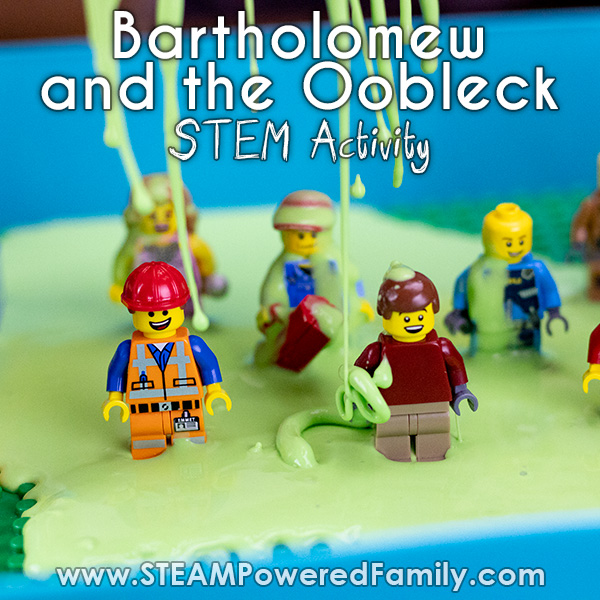 Bartholomew and the Oobleck STEM Activity with LEGO
