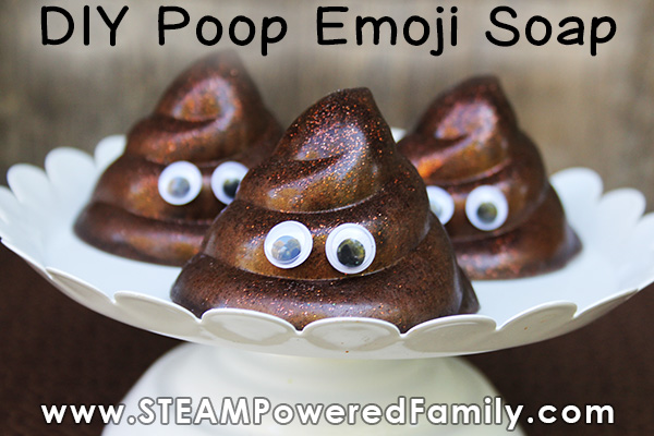 Poop Emoji Soap Making Project for Kids