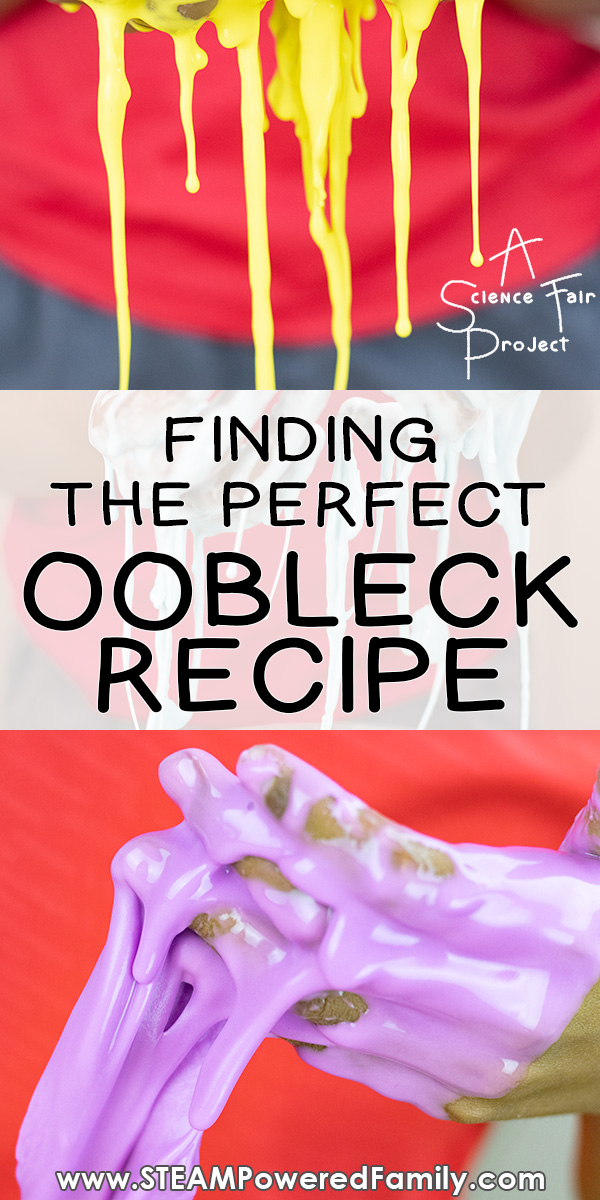 Oobleck Science Fair Project