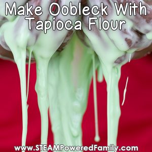 How to Make Oobleck with Tapioca Flour