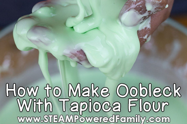 making oobleck from flour