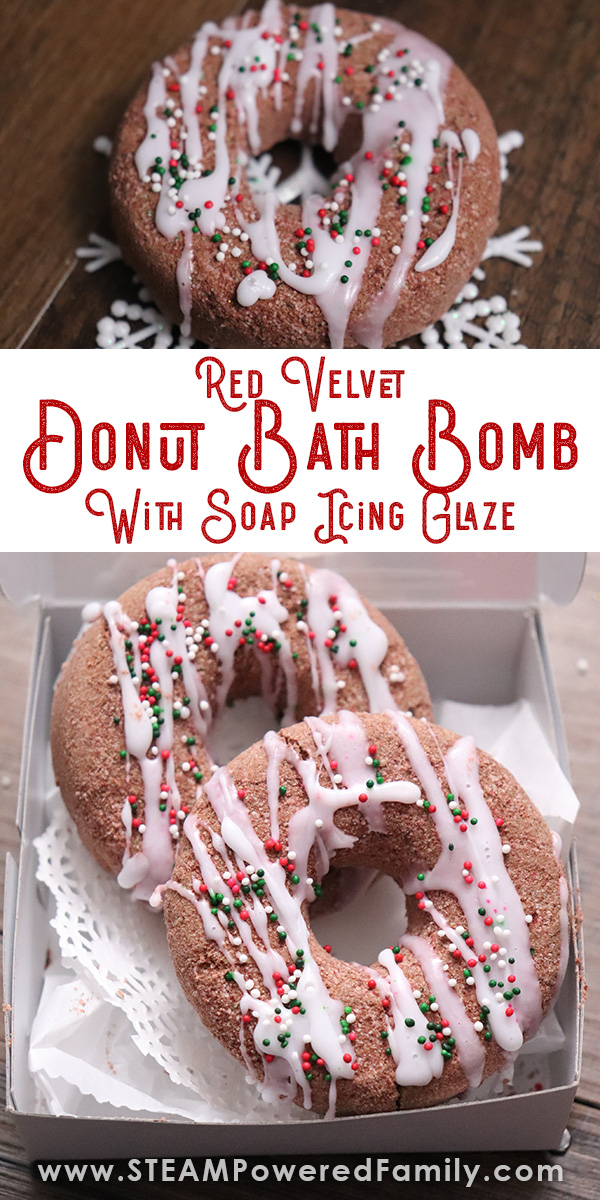 Christmas Donut Bath Bomb Recipe