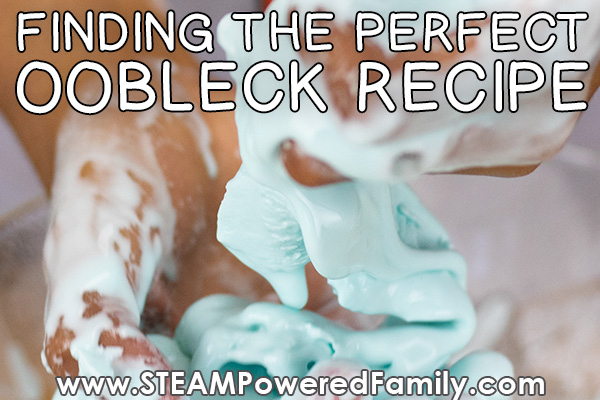 Finding the best oobleck recipe with surprising results