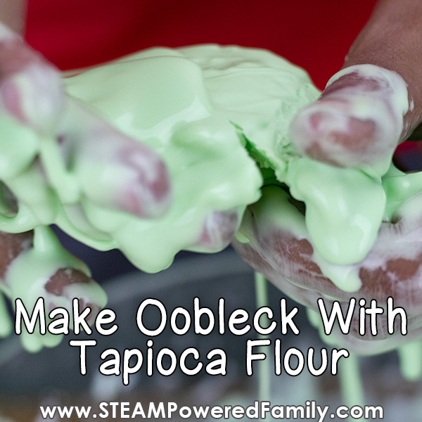 Oobleck or non-Newtonian Fluid becomes solid state under pressure