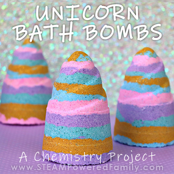 DIY Unicorn Bath Bomb Activity With Chemistry Lesson