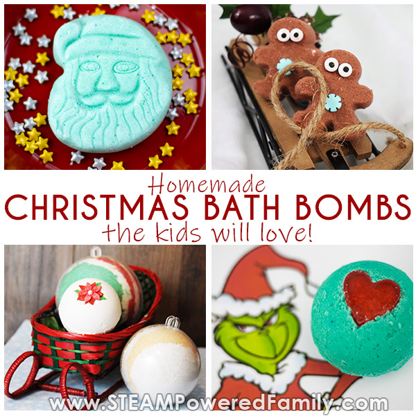 Christmas Bath Bomb Recipes for the Kids